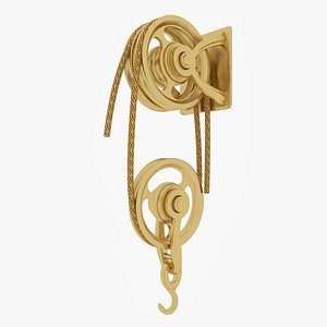 Old Brass Pulley