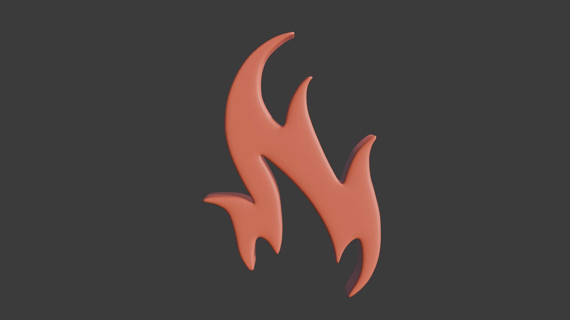 Fire Icon 16 3D Model - TurboSquid 2470526