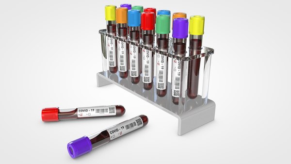 vacutainer blood tubes 3D