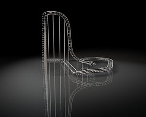 free roller coasters 3d model