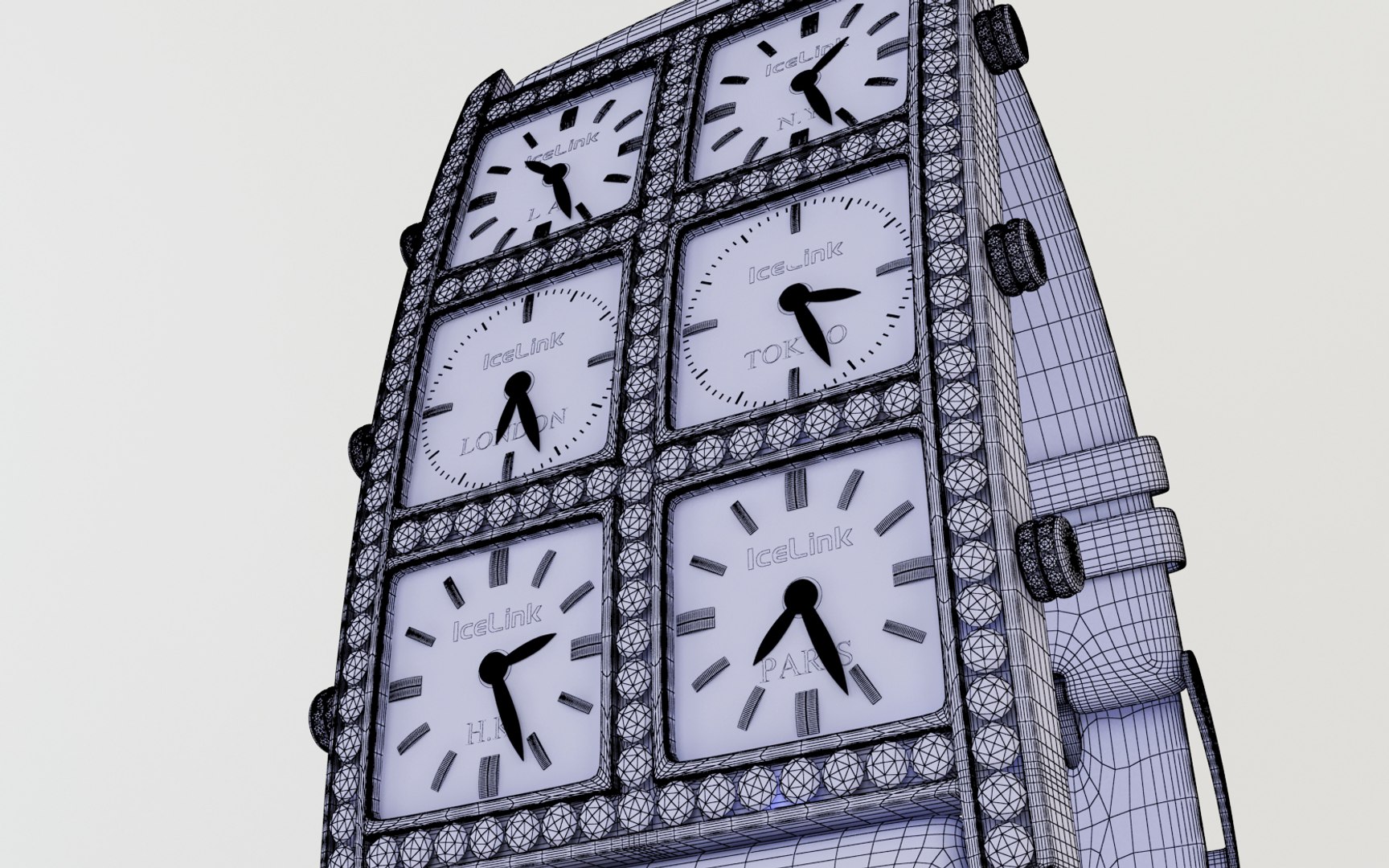 Icelink Watch Clock 3ds