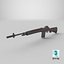 M14 American Battle Rifle Low-poly PBR