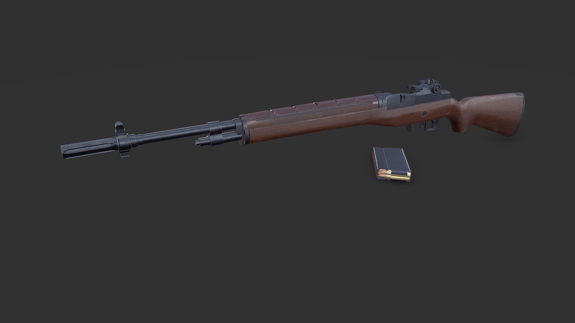 M14 American Battle Rifle Low-poly PBR 3D model https://p.turbosquid.com/ts-thumb/UM/hp2aez/9d/screenshot003/png/1783738984/1920x1080/fit_q87/fedc7c99bb789e9618e53b8e65d9c0f217349690/screenshot003.jpg