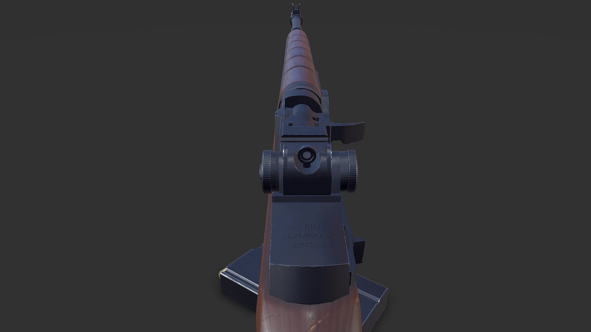 M14 American Battle Rifle Low-poly PBR 3D model https://p.turbosquid.com/ts-thumb/UM/hp2aez/Al/screenshot007/png/1783738992/1920x1080/fit_q87/1ab684179fe4b441eb38e30035c7b0abb95de402/screenshot007.jpg