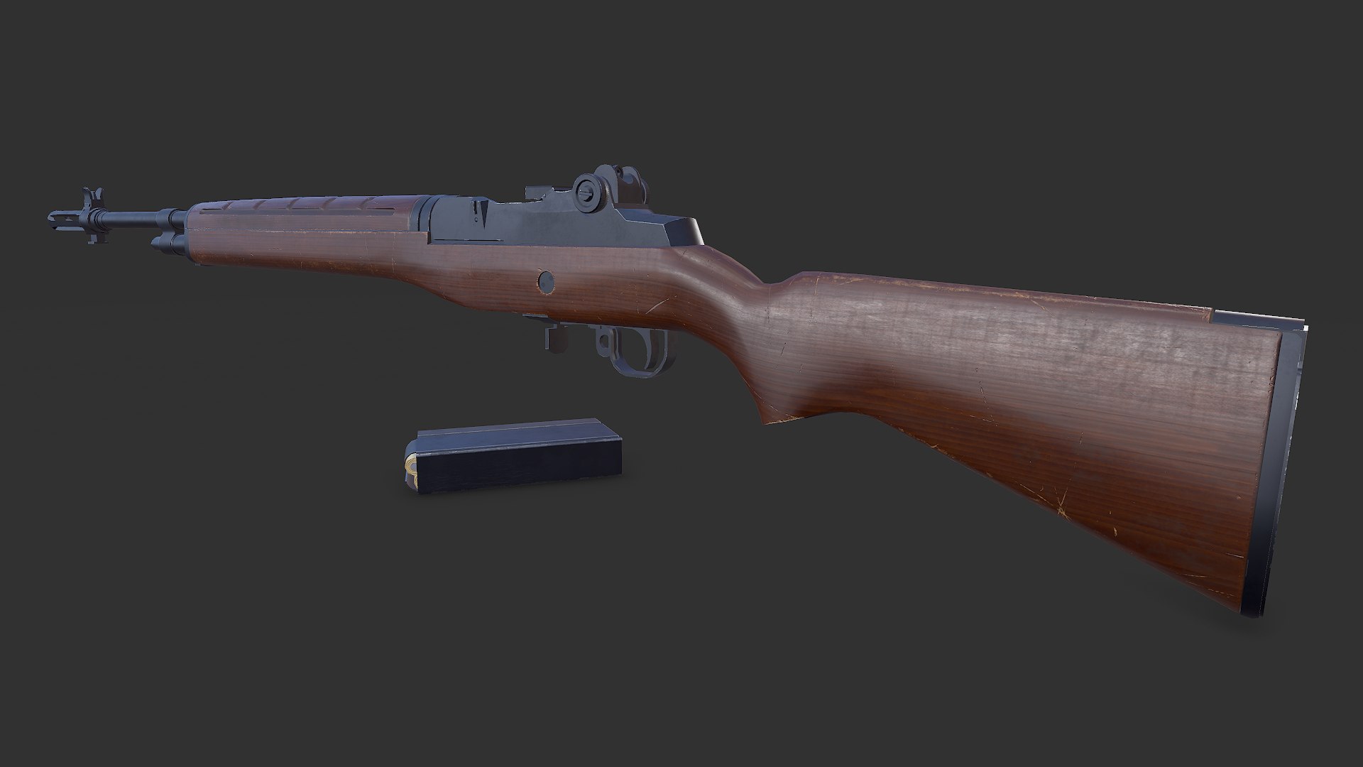 M14 American Battle Rifle Low-poly PBR 3D model https://p.turbosquid.com/ts-thumb/UM/hp2aez/Ax/screenshot019/png/1783739007/1920x1080/fit_q87/eae741935104731e0f566ddf6992ca9ca4144d95/screenshot019.jpg