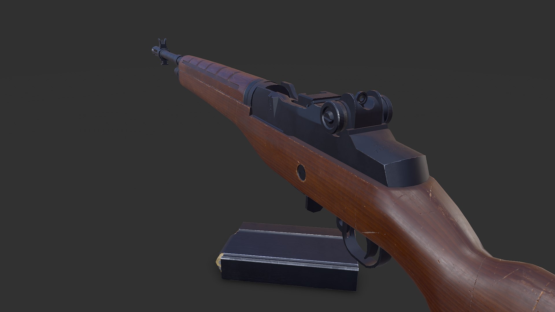 M14 American Battle Rifle Low-poly PBR 3D model https://p.turbosquid.com/ts-thumb/UM/hp2aez/cR/screenshot008/png/1783738994/1920x1080/fit_q87/8111ab75fe719966fece4f0ae4cacee8e4f94901/screenshot008.jpg