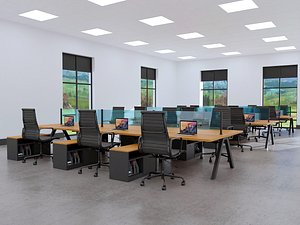 Office room 3D model