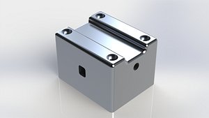 cylinder single engine solidworks 3D