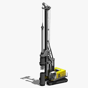 Drilling and Piling Rig - Revit Family