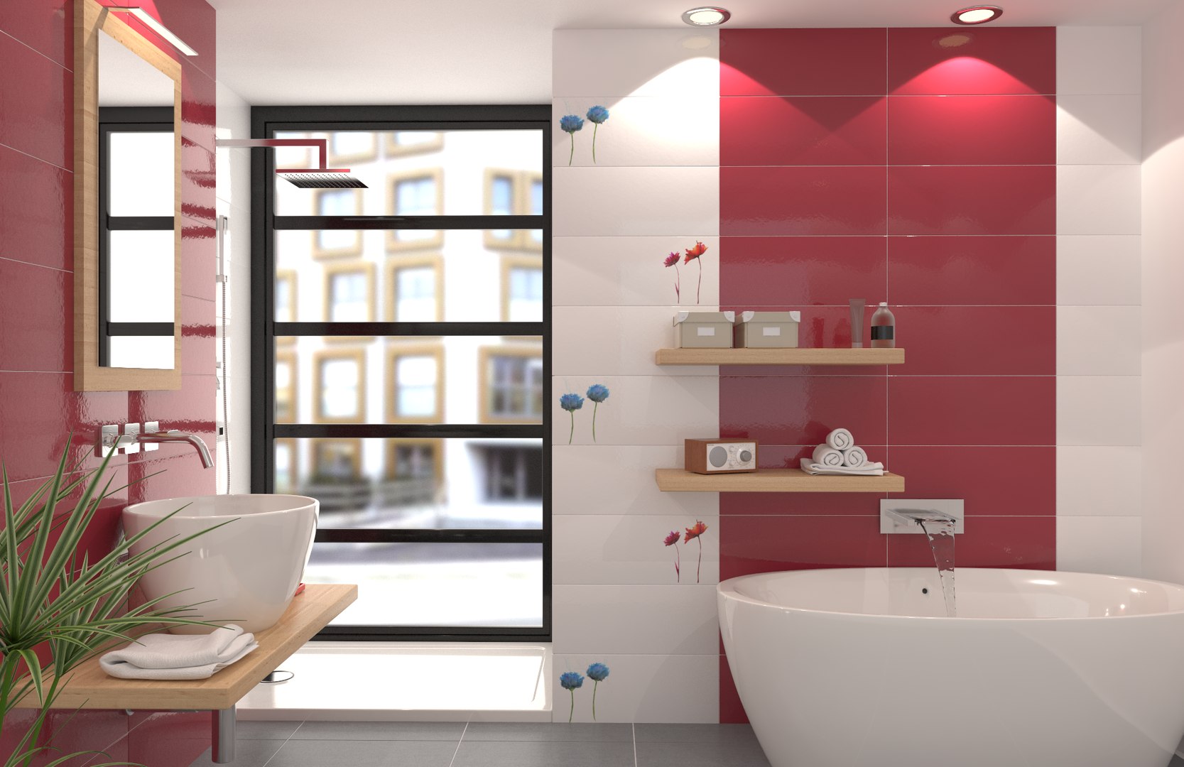 Bathroom Ceramic Modern 3d Max