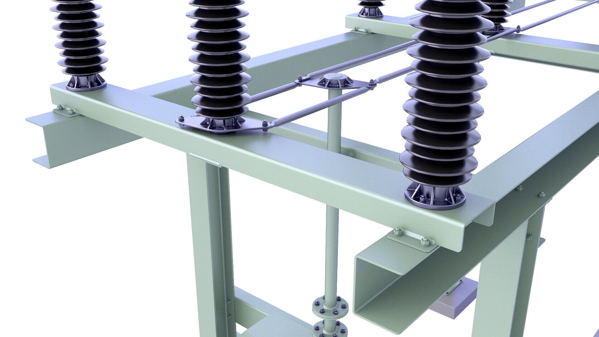 3D High Voltage Substation Double End Break Switches 48 https://p.turbosquid.com/ts-thumb/UM/vLEgch/Qi/3d_electrical_switch_48_disconnector_double_1_00015/jpg/1745392333/1920x1080/fit_q87/4dace48e00ec846dab8b23fb6038a6293cdf040c/3d_electrical_switch_48_disconnector_double_1_00015.jpg