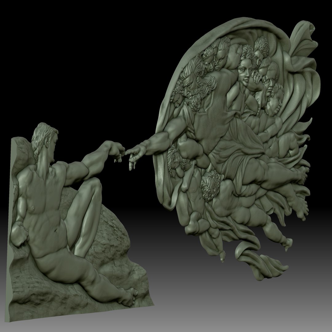 3D model Creation of Adam by Michelangelo art bas-relief https://p.turbosquid.com/ts-thumb/UM/yYeHJA/0z/213/jpg/1737062777/1920x1080/fit_q87/9792f92ddd801b6a960be6e5923eb48a977cb001/213.jpg