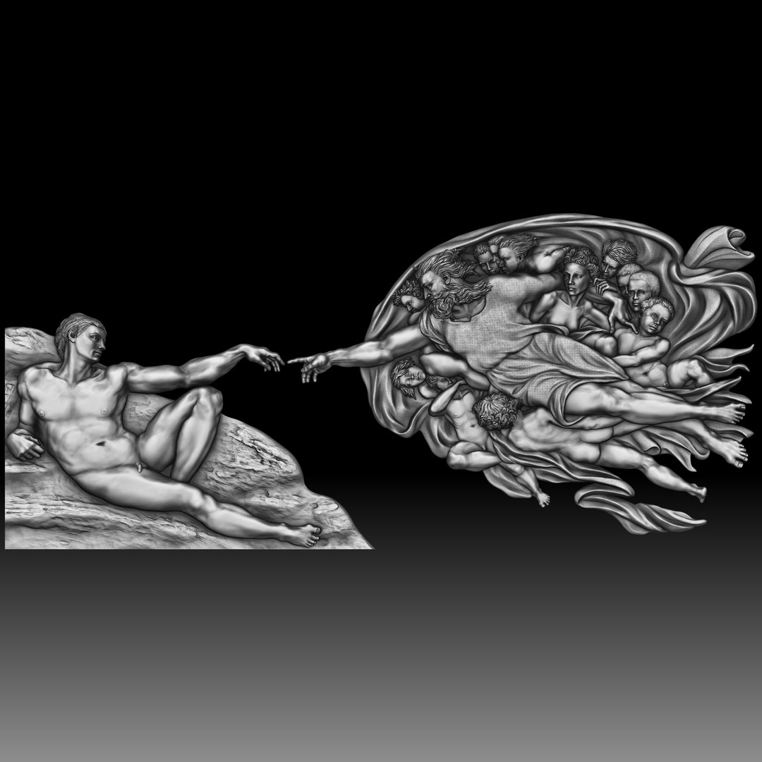 3D model Creation of Adam by Michelangelo art bas-relief https://p.turbosquid.com/ts-thumb/UM/yYeHJA/xC/217/jpg/1737062796/1920x1080/fit_q87/030e4b5e4340bf0ac7b7ad520d39d123ffdf8f46/217.jpg
