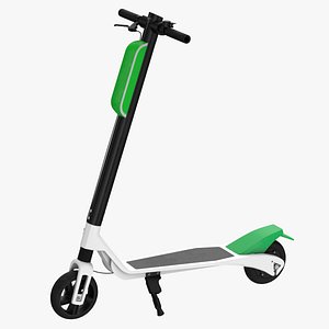 Electric Scooter Rental Clean and Dirty 3D
