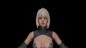 Ida Fully Rigged 3D Female Character Blender