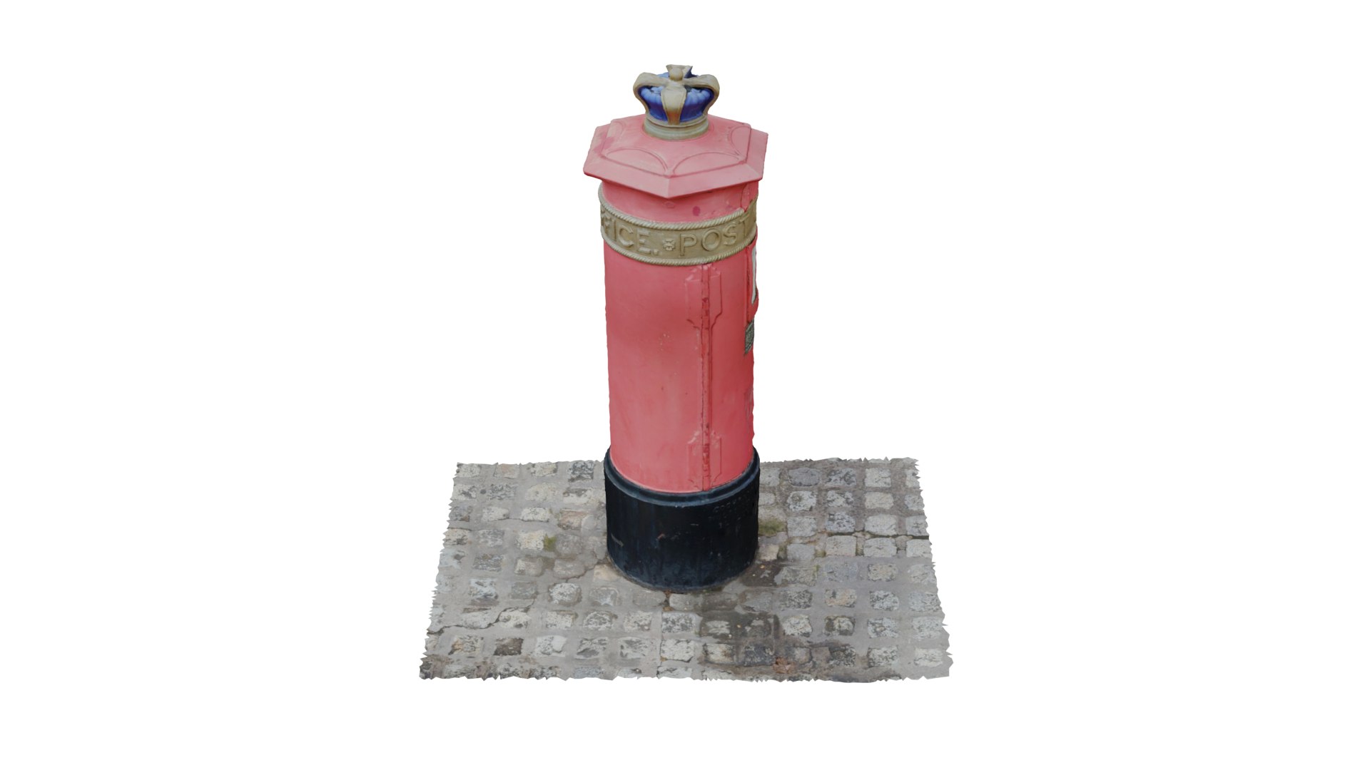 3D Albert Dock Post Box - TurboSquid 2009605