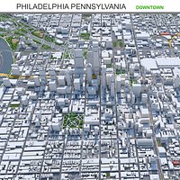 Philadelphia Downtown Pennsylvania USA
