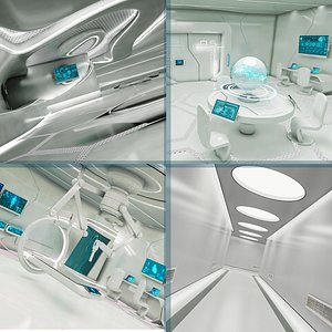 Futuristic Sci-Fi Interior Collection 2