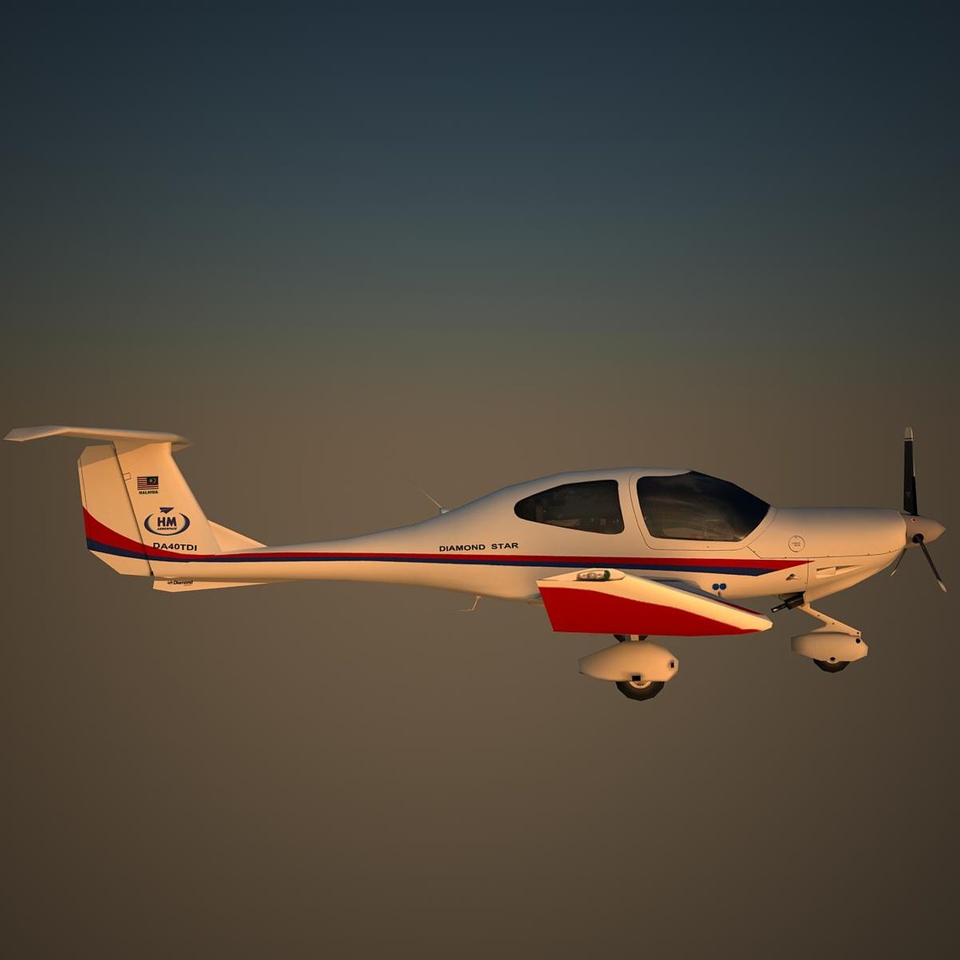 3d Model Diamond Da40 Hm Hma