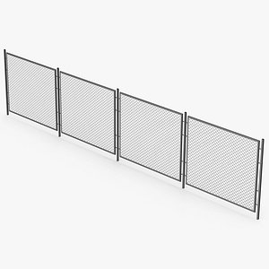 3D Wire Fence model
