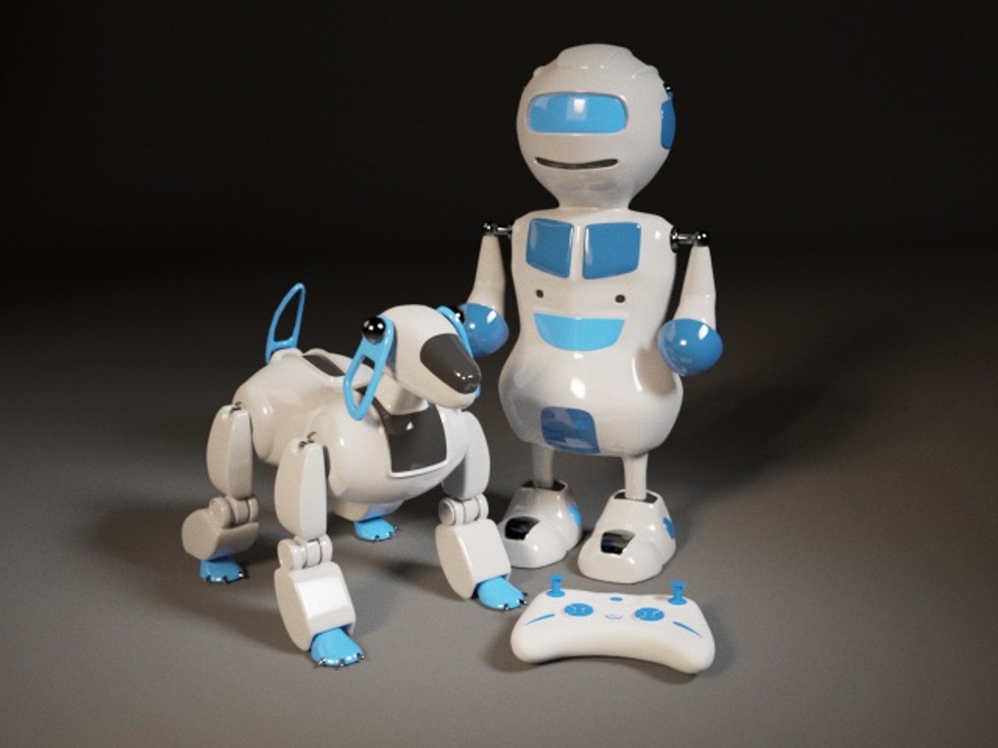 Robot Dog Bot 3D Model - TurboSquid 1400446