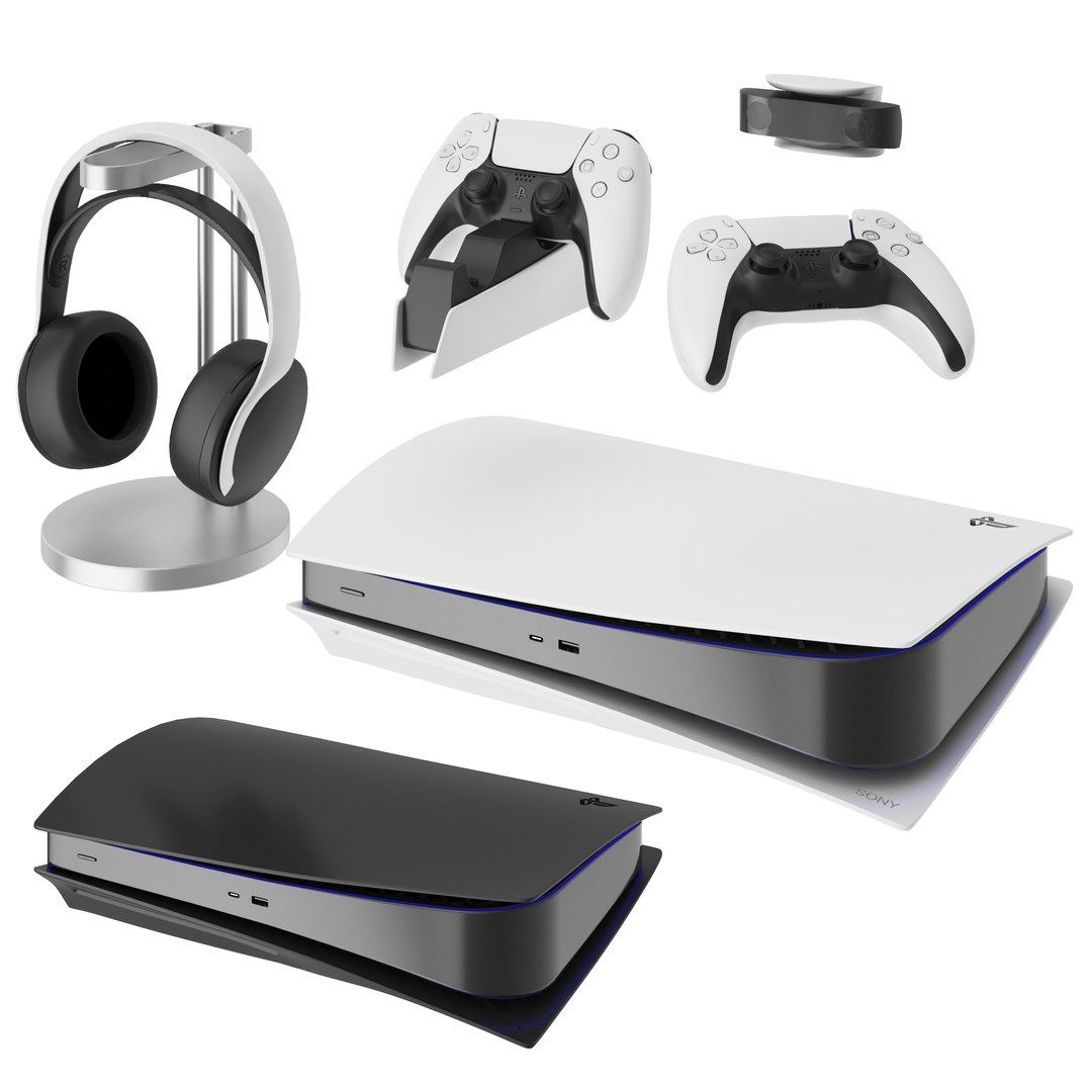 Ps models. 3д консоль модель ps5. Ps5 Digital Edition 3d модель. Sony PLAYSTATION 5 3d model. Макет плейстейшен 5.