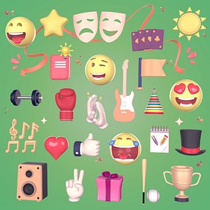 Cartoon Pack 3D model