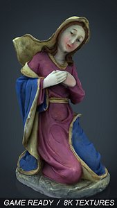 3d max virgin mary