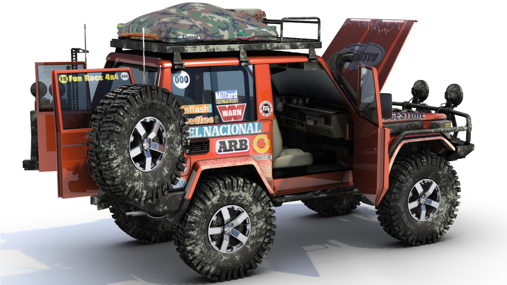 3d Toyota Fj70 Vehicle