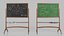 Dual-Sided Writing Boards - Customizable Whiteboard and Chalkboard Set