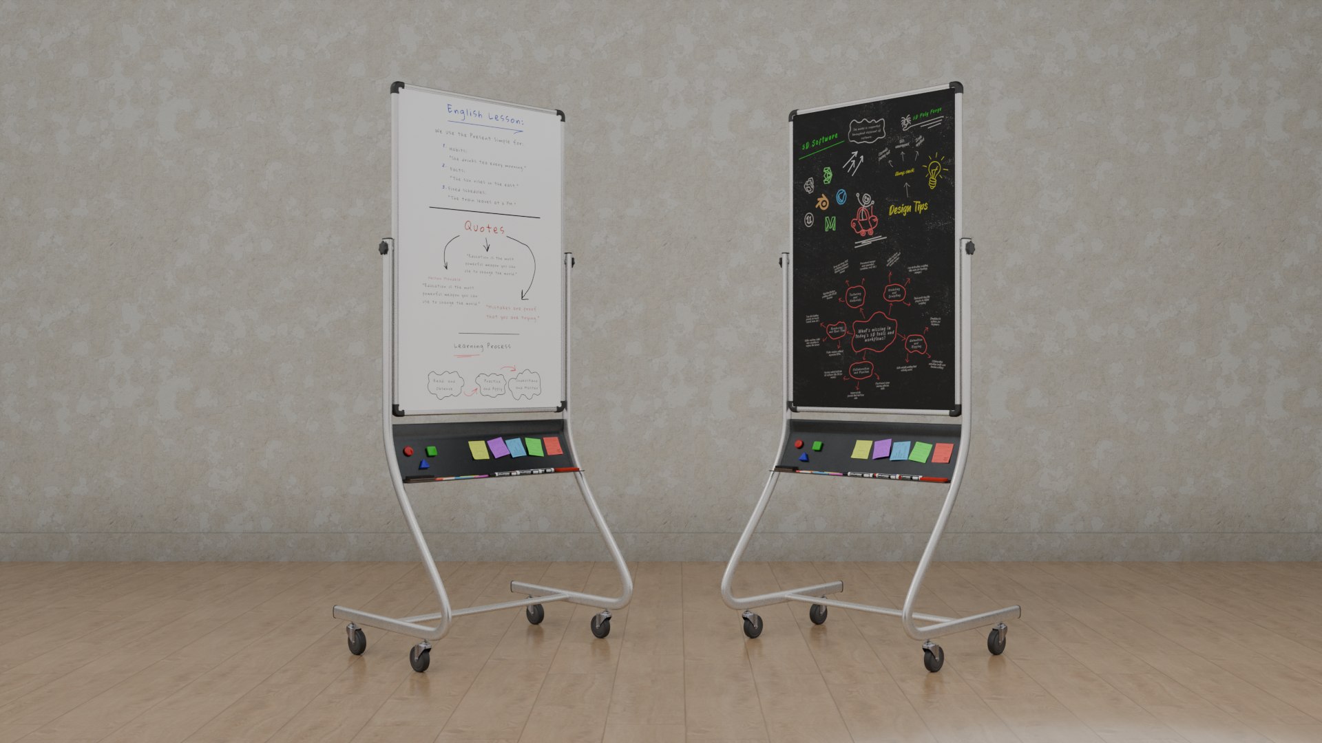3D Dual-Sided Writing Boards - Customizable Whiteboard and Chalkboard Set model https://p.turbosquid.com/ts-thumb/UN/ZHOv25/eY/e6/png/1748097856/1920x1080/fit_q87/4ddef36ea45926f557a215b5ff4c4c2c29a4dade/e6.jpg