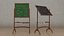 Dual-Sided Writing Boards - Customizable Whiteboard and Chalkboard Set