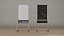 Dual-Sided Writing Boards - Customizable Whiteboard and Chalkboard Set