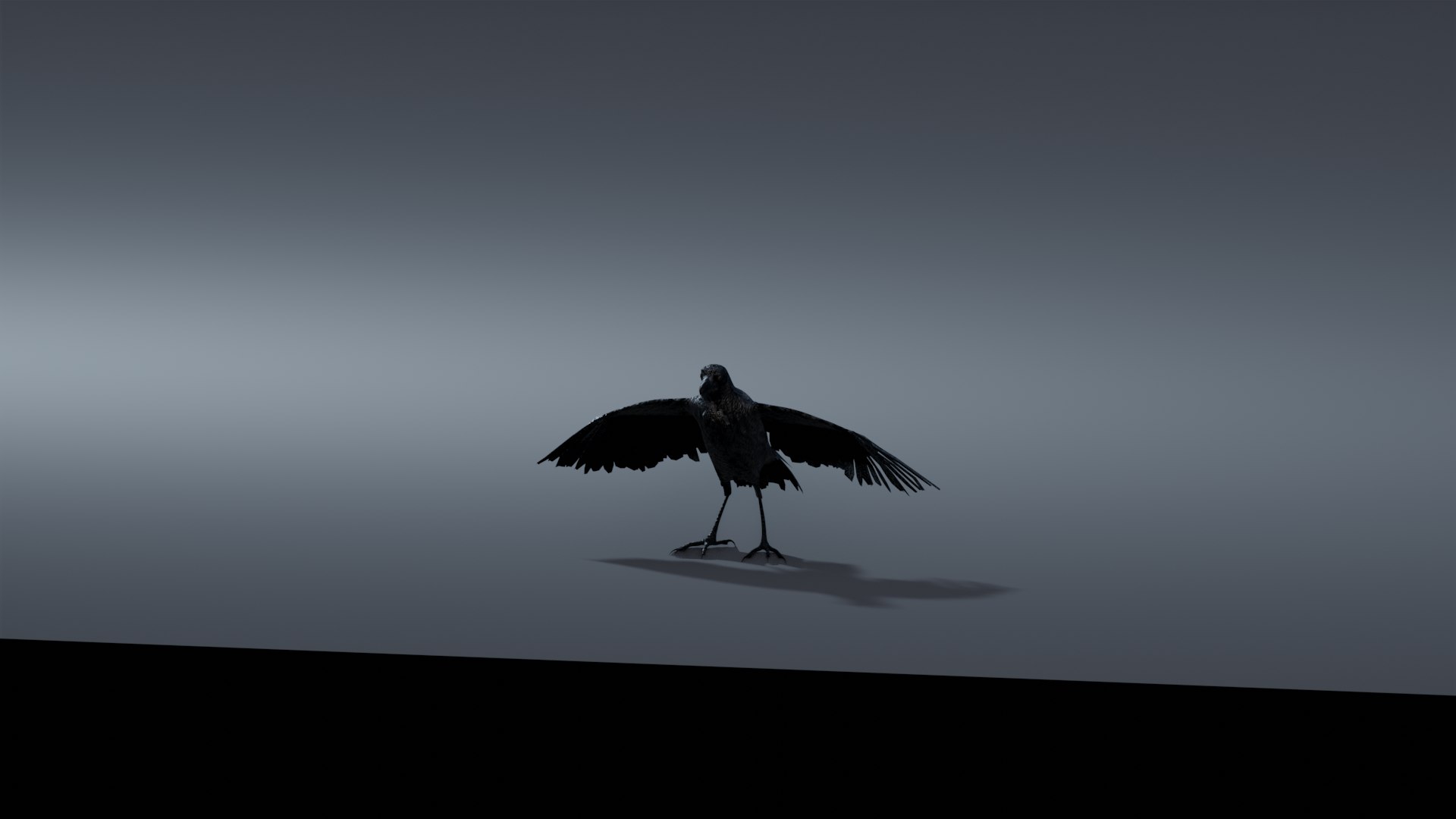Photorealistic Crow - Rigged model - TurboSquid 2061357
