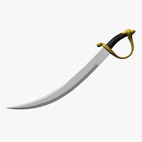 Cartoon Pirate Sword