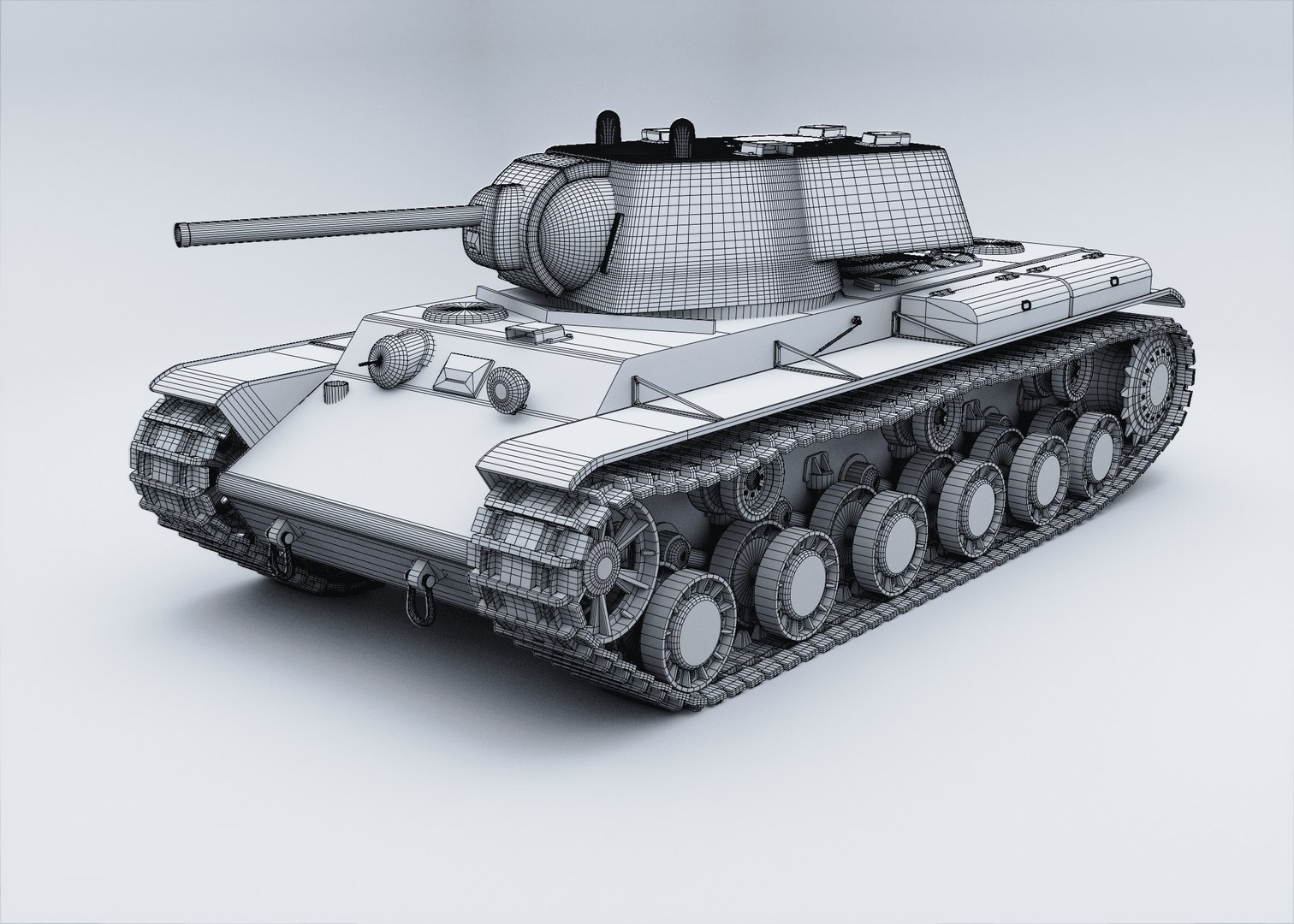 KV-1 - WW2 Soviet Heavy Tank 3D - TurboSquid 2057350