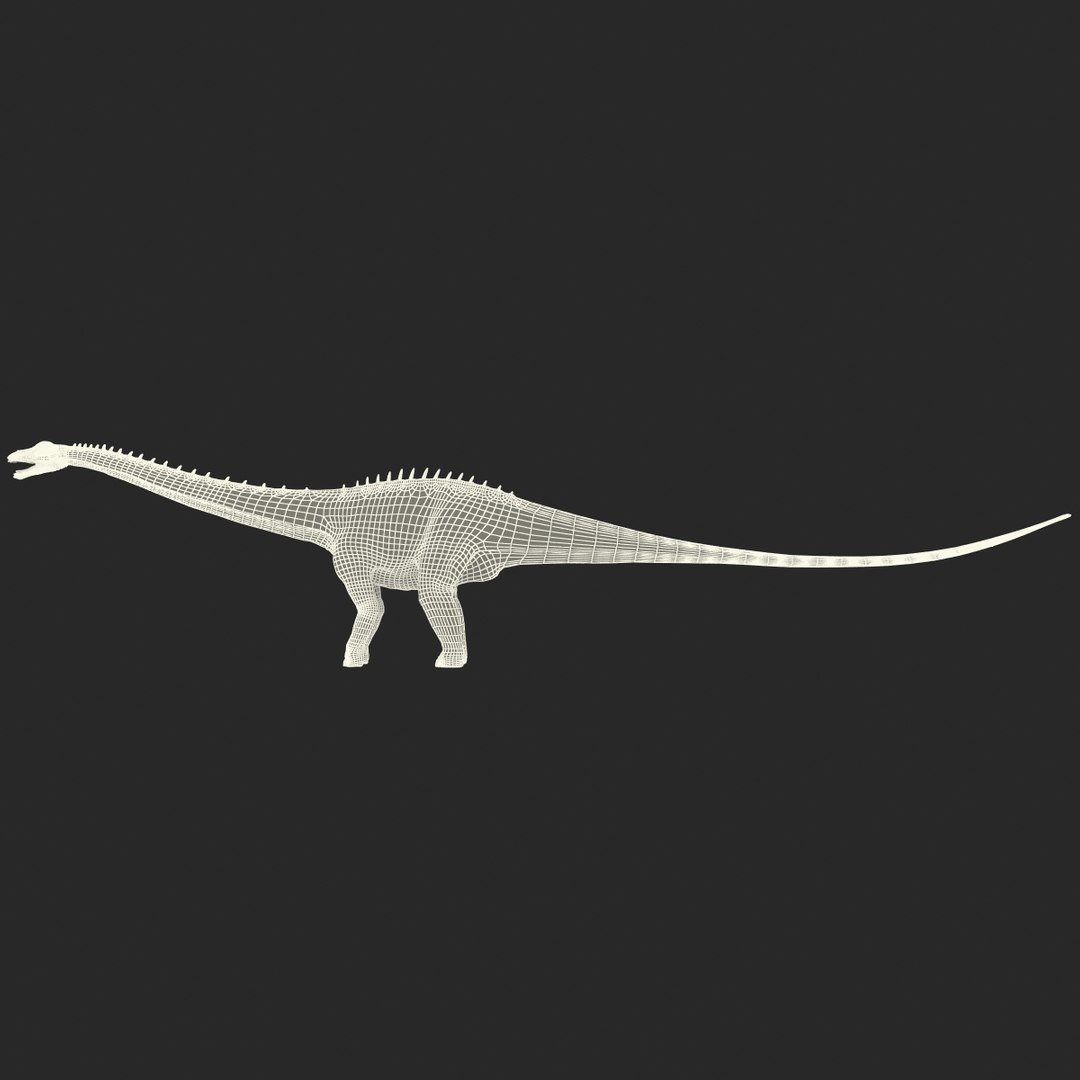 3d model diplodocus prehistoric