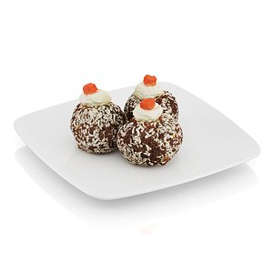 max small cakes coconut chips