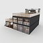 3D model Container Cafe 9
