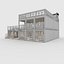 3D model Container Cafe 9