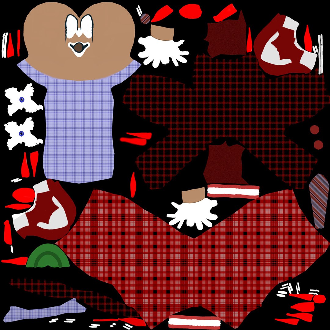clown 1 3d max