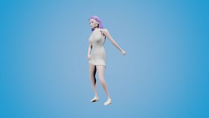 Dance Animation 1 with Female Character