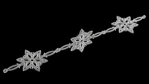 Snowflakes CHAIN 3D model