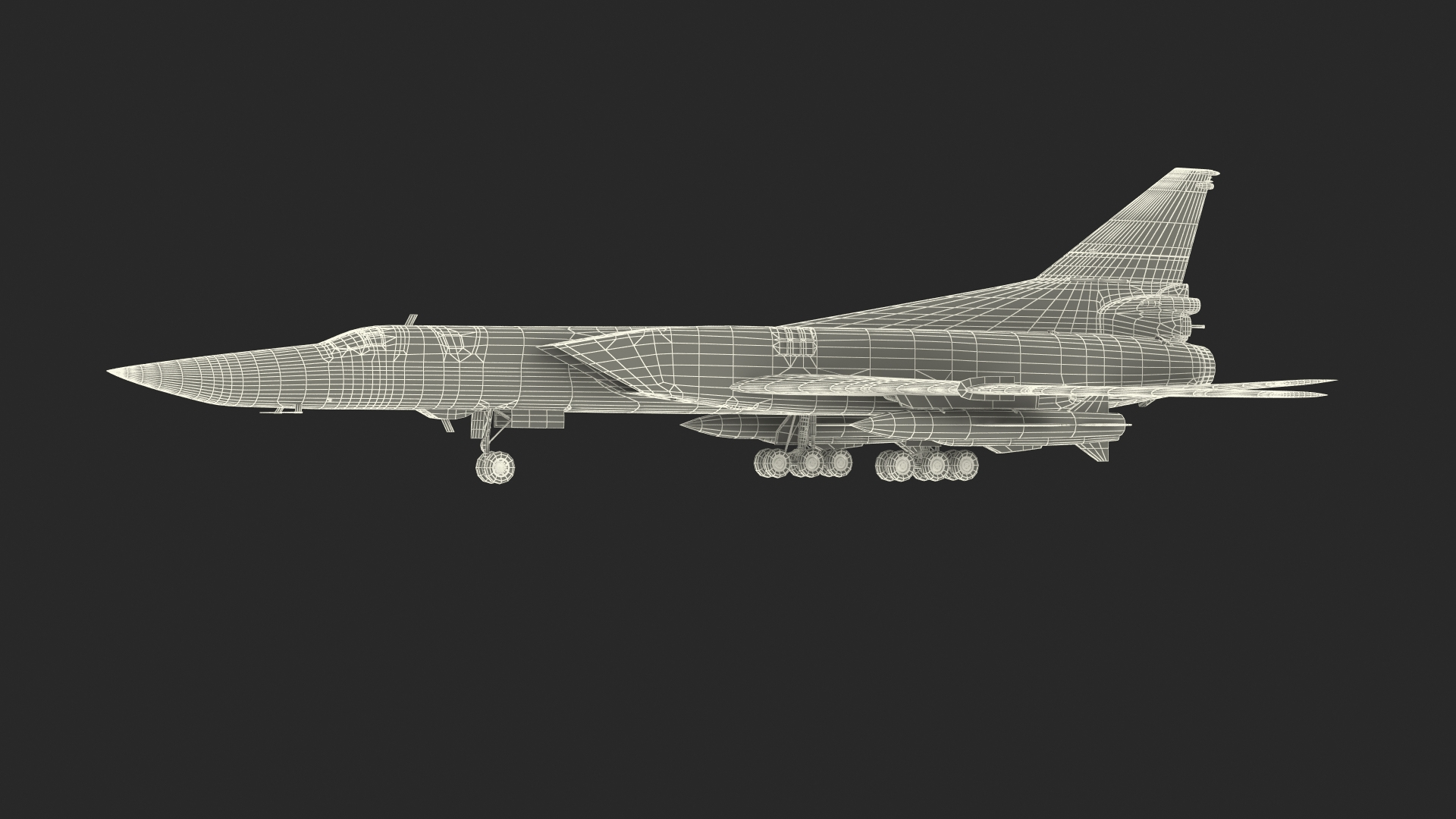 Supersonic Military Aeroplane Rigged 3D model - TurboSquid 2017588