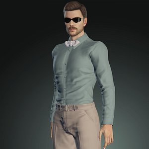 3D Realistic AAA Guy model