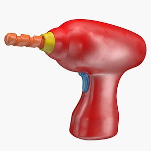 plastic toy drill 3D model