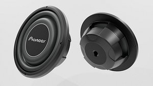 Speaker Pionner Woofer 03 - Blender 3d
