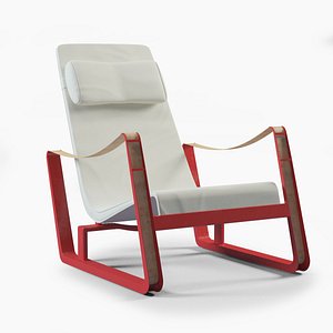 3d model prouve cite lounge chair