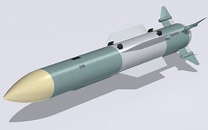 r-37 missile 3d max