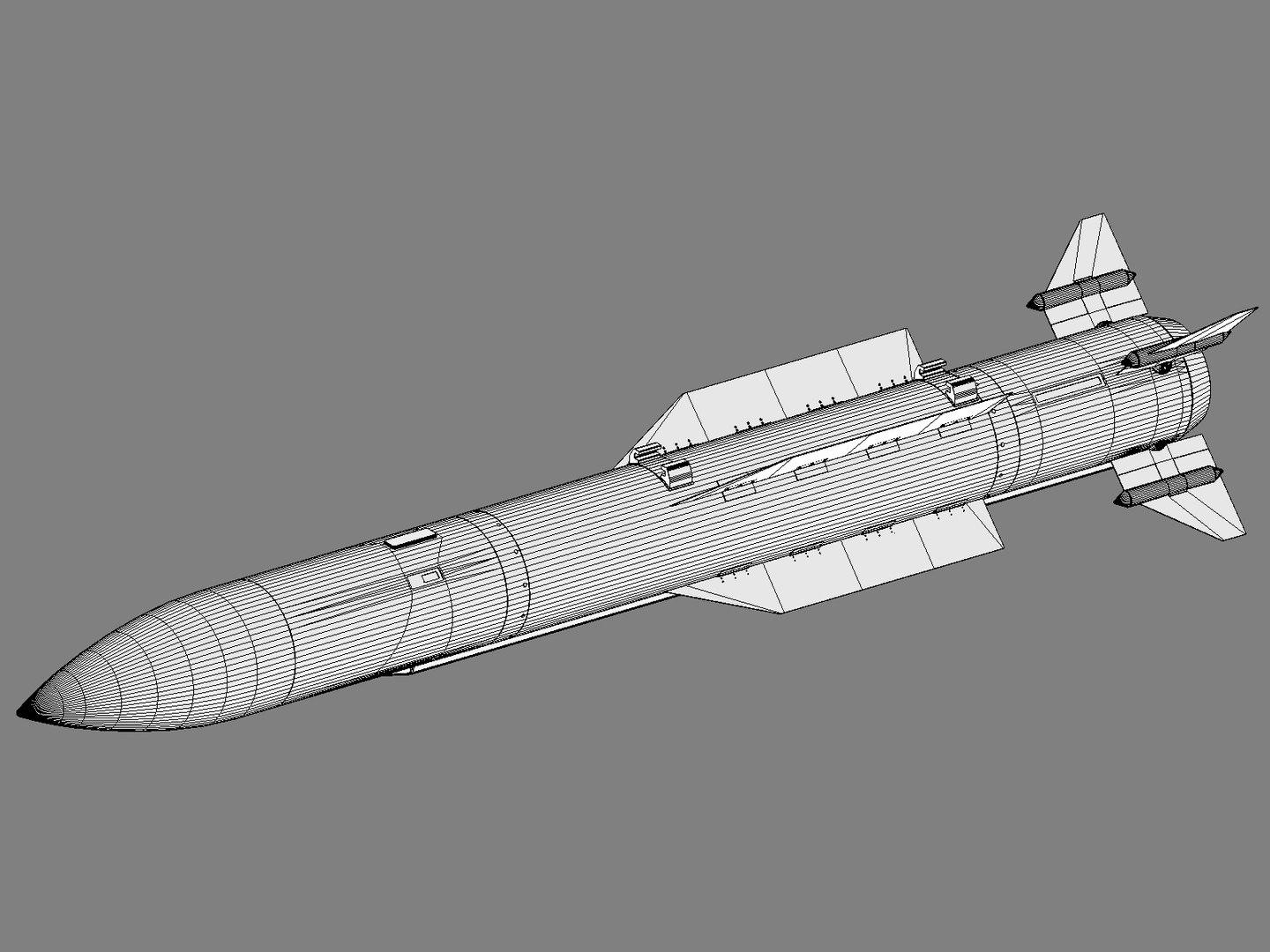 R-37 Missile 3d Max